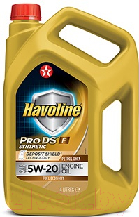 Моторное масло Texaco Havoline ProDS F 5W20 / 804035MHE (4л)