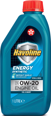 Моторное масло Texaco Havoline Energy 0W20 / 804046NKE (1л)
