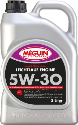 Моторное масло Meguin Megol Leichtlauf Engine 5W30 / 6376 (5л)