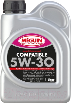Моторное масло Meguin Megol Compatible 5W30 / 6561 (1л)