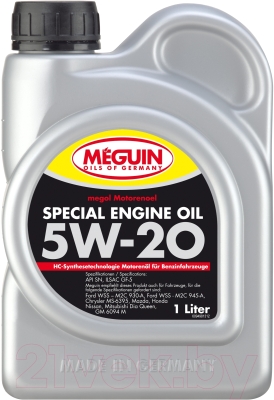 Моторное масло Meguin Megol Special Engine Oil 5W20 / 9498 (1л)