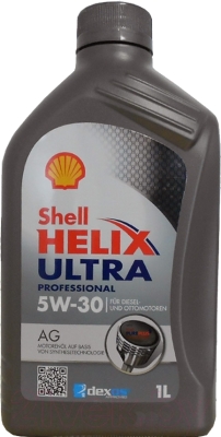 Моторное масло Shell Helix Ultra Professional AG 5W30 (1л)