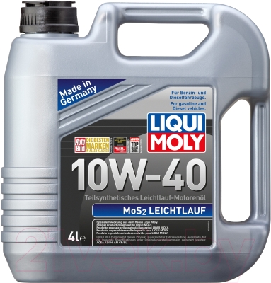 Моторное масло Liqui Moly MoS2 Leichtlauf 10W40 / 6948 (4л)
