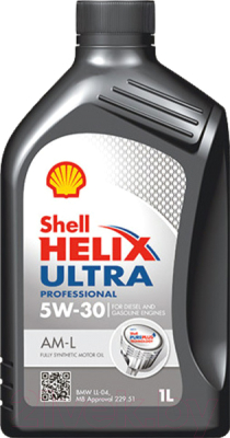 

Моторное масло Shell, Helix Ultra Professional AM-L 5W30