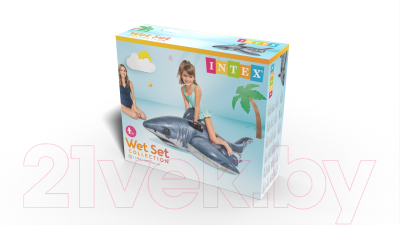 Надувная игрушка для плавания Intex Акула / 57525