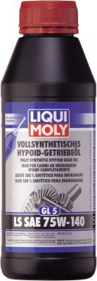 Трансмиссионное масло Liqui Moly Vollsynthetisches Hypoid-Getriebeoil GL5 LS 75W140 / 4420 (500мл)