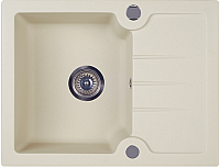 Мойка кухонная Kuppersberg Modena 1B1D (слоновая кость) -