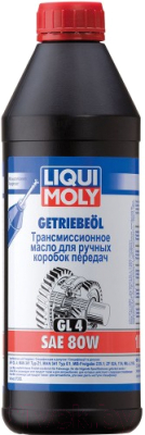 Трансмиссионное масло Liqui Moly Getriebeoil GL4 80W (1л)