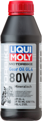 Трансмиссионное масло Liqui Moly Motorbike Gear Oil GL4 80W / 1617 (500мл)