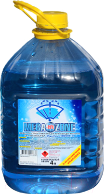 Жидкость стеклоомывающая MegaZone Эконом Зима -20 / 9000011 (4л)