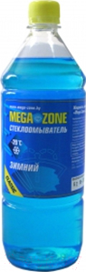 Жидкость стеклоомывающая MegaZone Classic Зима -20 / 9000001 (1л, синий)