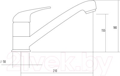 Смеситель Kuppersberg Topaz KG2560 (санд беж/бронза)