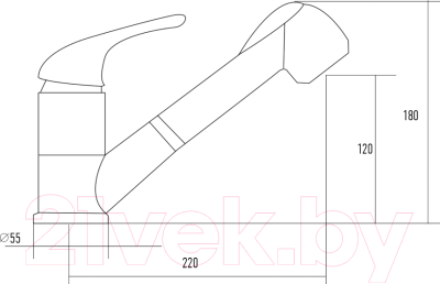 Смеситель Kuppersberg Vida KG2580 (cанд беж)