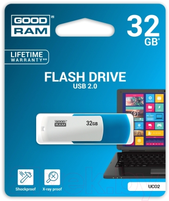 Usb flash накопитель Goodram UCO2 32GB (UCO2-0320MXR11)
