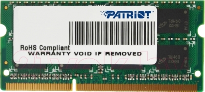 Оперативная память DDR3 Patriot PSD34G16002S