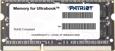 Оперативная память DDR3 Patriot PSD34G1333L81S
