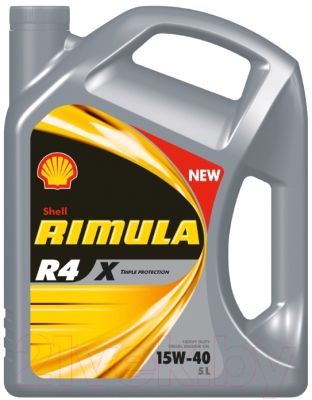 Моторное масло Shell Rimula R4X 15W40 (5л)