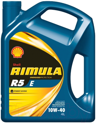 Моторное масло Shell Rimula R5 E 10W40 (4л)