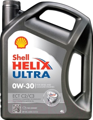 Моторное масло Shell Helix Ultra ECT C2/C3 0W30 (4л)