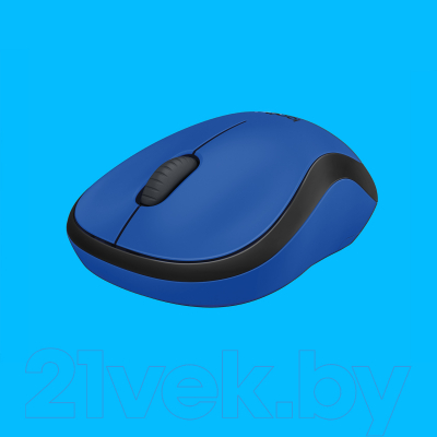 Мышь Logitech M220 / 910-004879 (черный/синий)