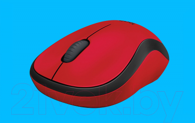 Мышь Logitech M220 / 910-004880 (черный/красный)