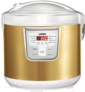Мультиварка Lumme LU-1431 (белый/золотой металлик)