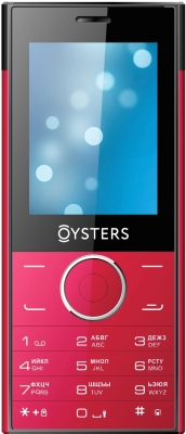 Мобильный телефон Oysters Ufa (красный)