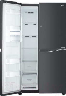 Холодильник с морозильником LG GC-M257UGBM
