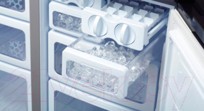 Холодильник с морозильником Sharp SJ-EX98F-BE