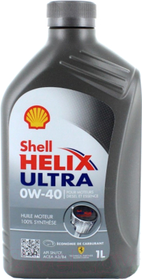 Моторное масло Shell Helix Ultra 0W40 (1л)