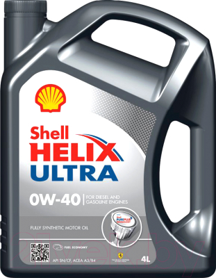 Моторное масло Shell Helix Ultra 0W40 (4л)