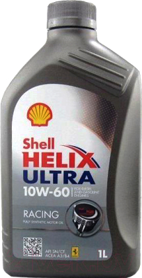 Моторное масло Shell Helix Ultra Racing 10W60 (1л)
