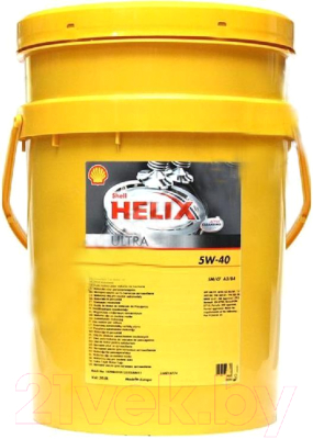 Моторное масло Shell Helix Ultra 5W40 (20л)