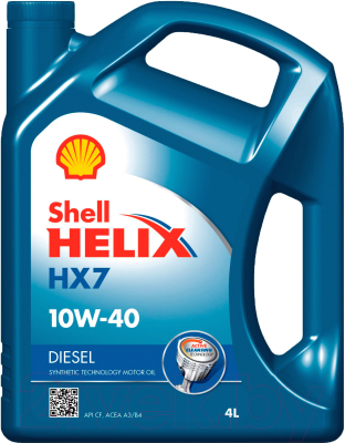 Моторное масло Shell Helix HX7 10W40 Diesel (4л)