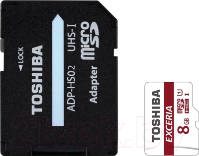 Карта памяти Toshiba EXCERIA microSDHC 8GB / THN-M301R0080EA