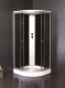 Миниатюра изображения товара Душевая кабина Coliseum TM-100 (черный/тонированное стекло)