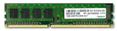 Оперативная память DDR3 Apacer AU02GFA33C9QBGC