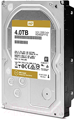 Жесткий диск Western Digital Gold 4TB (WD4002FYYZ)