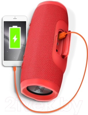 Портативная колонка JBL Charge 3 (красный)