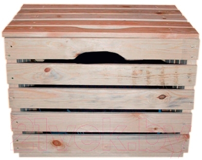 Ящик для хранения ВудГрупп 50x35x35 (с крышкой)