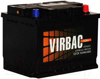 Автомобильный аккумулятор Virbac Classic 55 0 (55 А/ч)