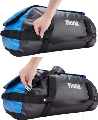 Спортивная сумка Thule Chasm M 202600 (голубой) - лямки легко снимаются