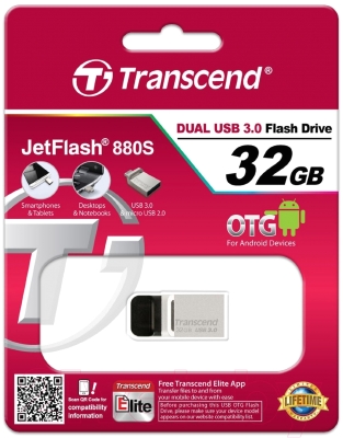 Usb flash накопитель Transcend JetFlash 880 32GB (TS32GJF880S)