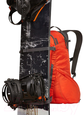 Рюкзак туристический Thule Upslope 209201 (оранжевый) - крепление сноуборда