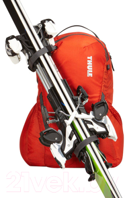 Рюкзак туристический Thule Upslope 209201 (оранжевый) - крепление лыж