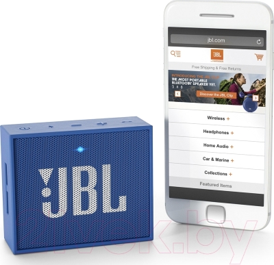 Портативная колонка JBL Go (синий)