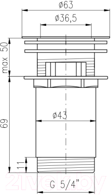 Донный клапан Slezak RAV MD0700