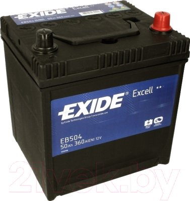Автомобильный аккумулятор Exide Excell 50 JR EB504 (50 А/ч)