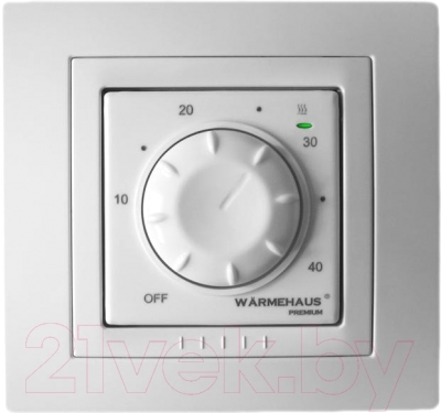 Терморегулятор для теплого пола Warmehaus Basic WH 800 (белый)