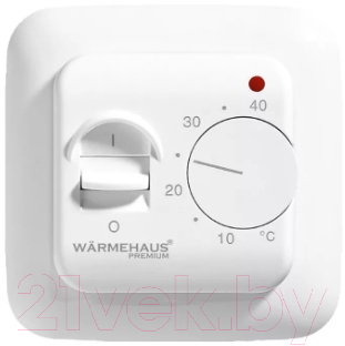 Терморегулятор для теплого пола Warmehaus WH 100 (белый)
